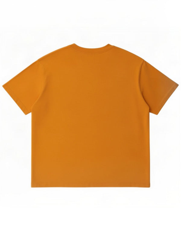 Jordan Mens Loose Fit T-Shirt Top Medium Orange Cotton