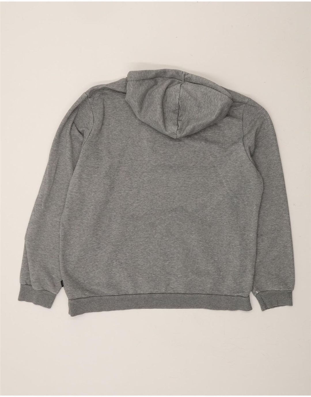 PUMA Mens Graphic Hoodie Jumper Large Grey Vintage Puma and Second-Hand Puma from Messina Hembry 