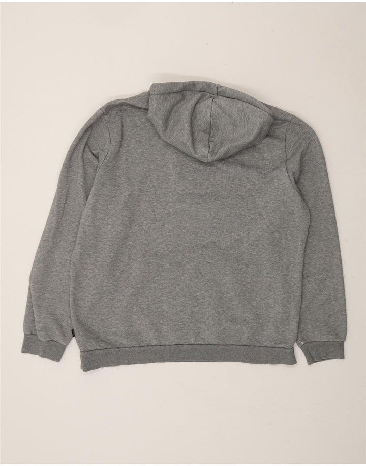PUMA Mens Graphic Hoodie Jumper Large Grey Vintage Puma and Second-Hand Puma from Messina Hembry 