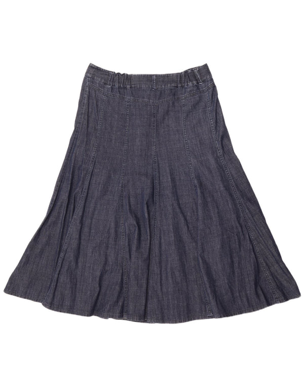 Marks & Spencer Dame denim A-line nederdel UK 14 Large W32 Blue Bomuld