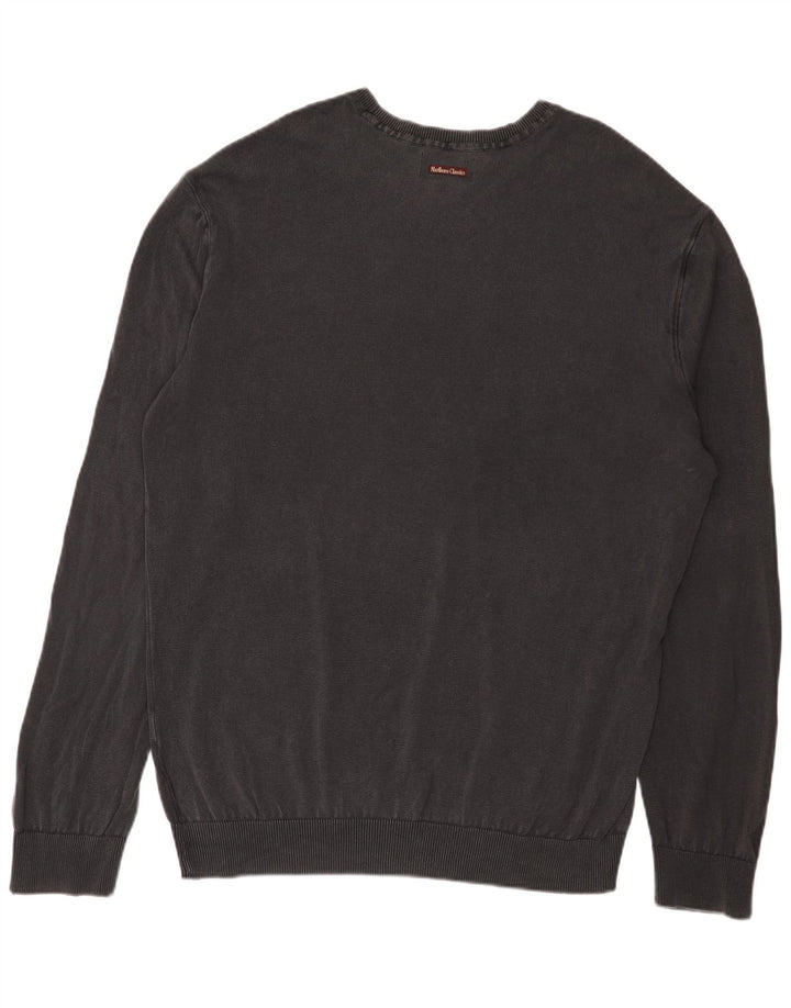 Marlboro Classics Herre Crew Neck Jumper Sweater 3XL Grå