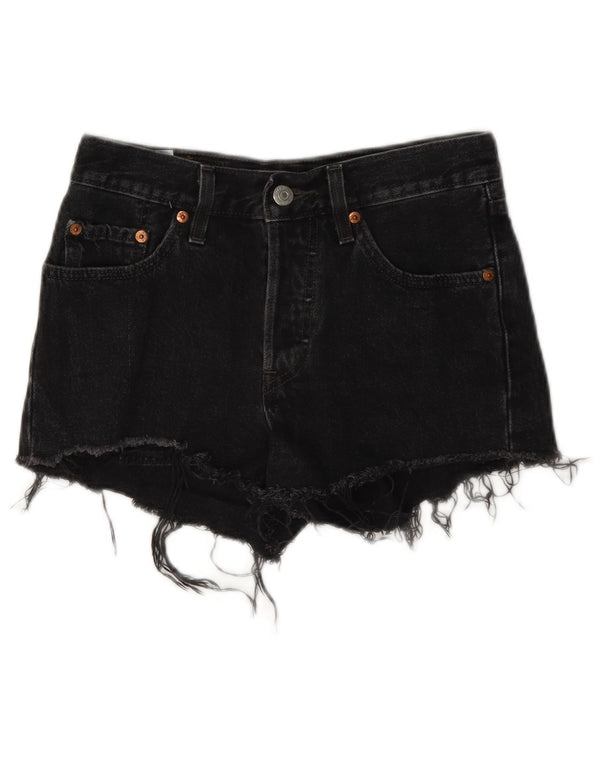 Levi's Womens 501 denimshorts W24 XS Grå bomuld