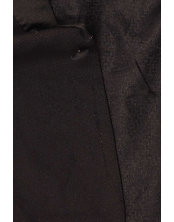 Marks & Spencer Herre 1-knap blazerjakke UK 46 XL Sort Ny uld
