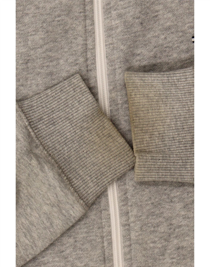 TOMMY HILFIGER Mens Zip Hoodie Sweater Small Grey Cotton Vintage Tommy Hilfiger and Second-Hand Tommy Hilfiger from Messina Hembry 