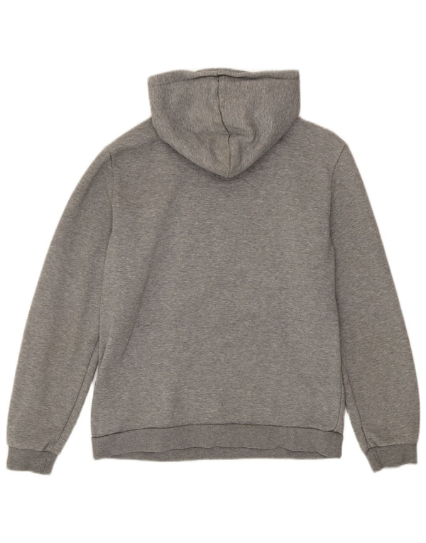 Puma drenge grafisk hættetrøje 15-16 år grå flækket bomuld