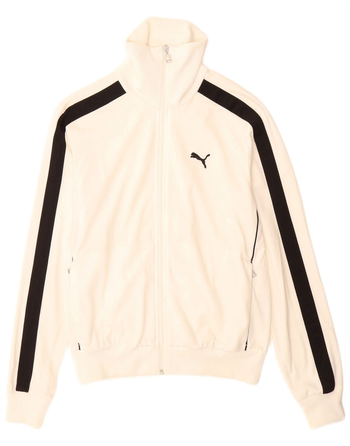 Puma Træningsdragt til mænd Top jakke Lille hvid Colourblock Polyester