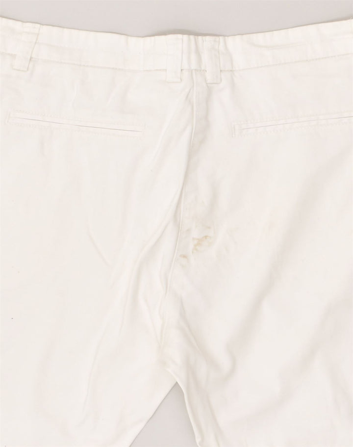 DACK'S Womens Chino Shorts EU 44 XL W36 White Cotton | Vintage Dack's | Thrift | Second-Hand Dack's | Used Clothing | Messina Hembry 