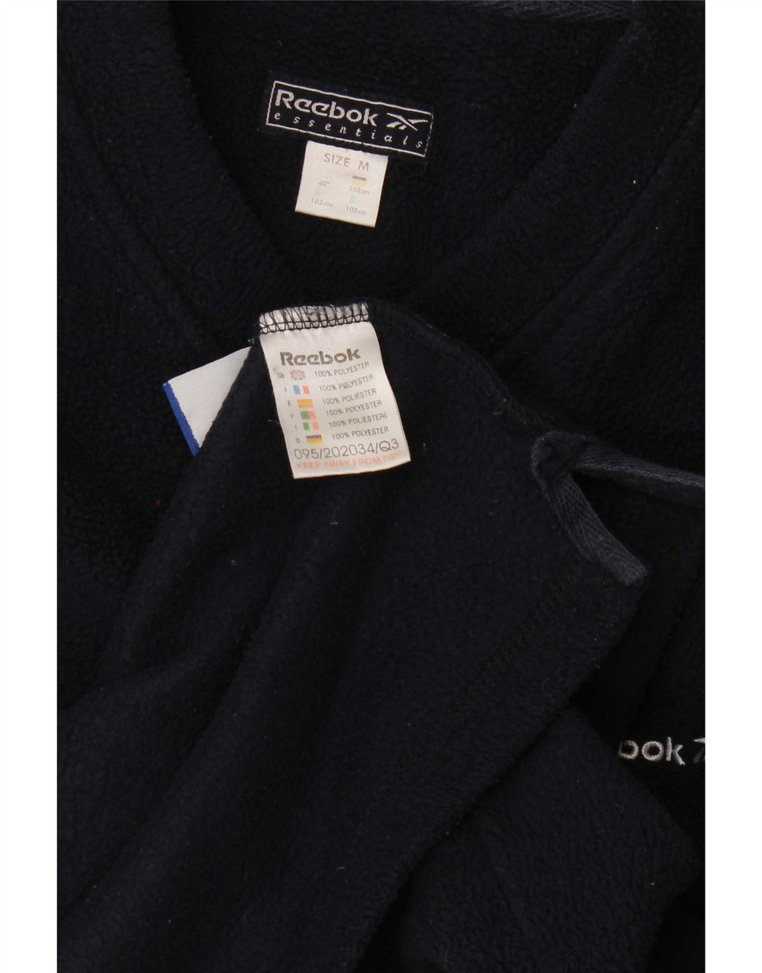 Reebok Fleece Jumper Medium Marineblå polyester til mænd