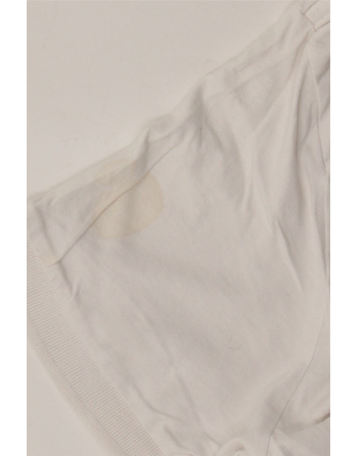 French Connection Herre poloshirt XL Hvid Bomuld