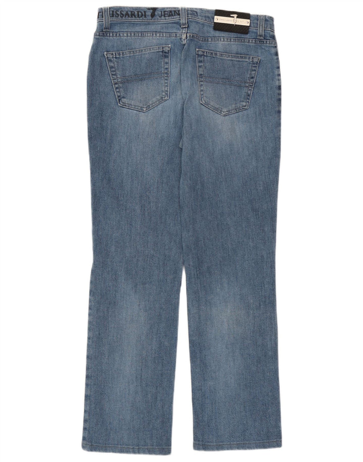 Trussardi lige jeans til kvinder W29 L29 blå bomuld
