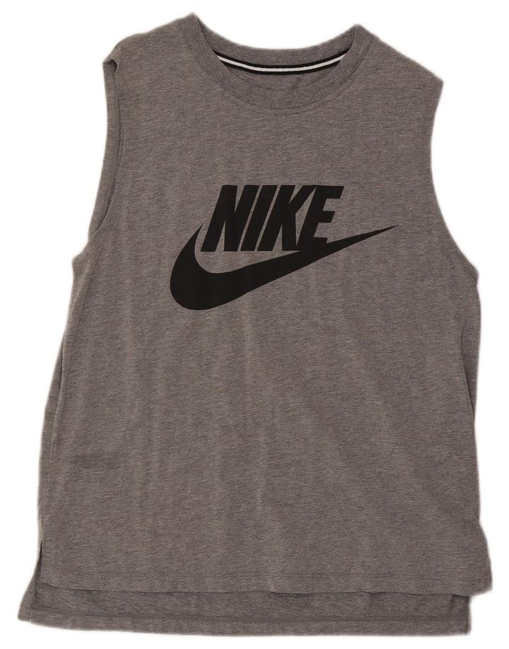 Nike Herre grafisk vest Top Medium Grey Flecked Bomuld