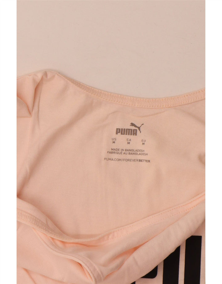 Puma Dame Grafisk Vest Top UK 14 Medium Pink