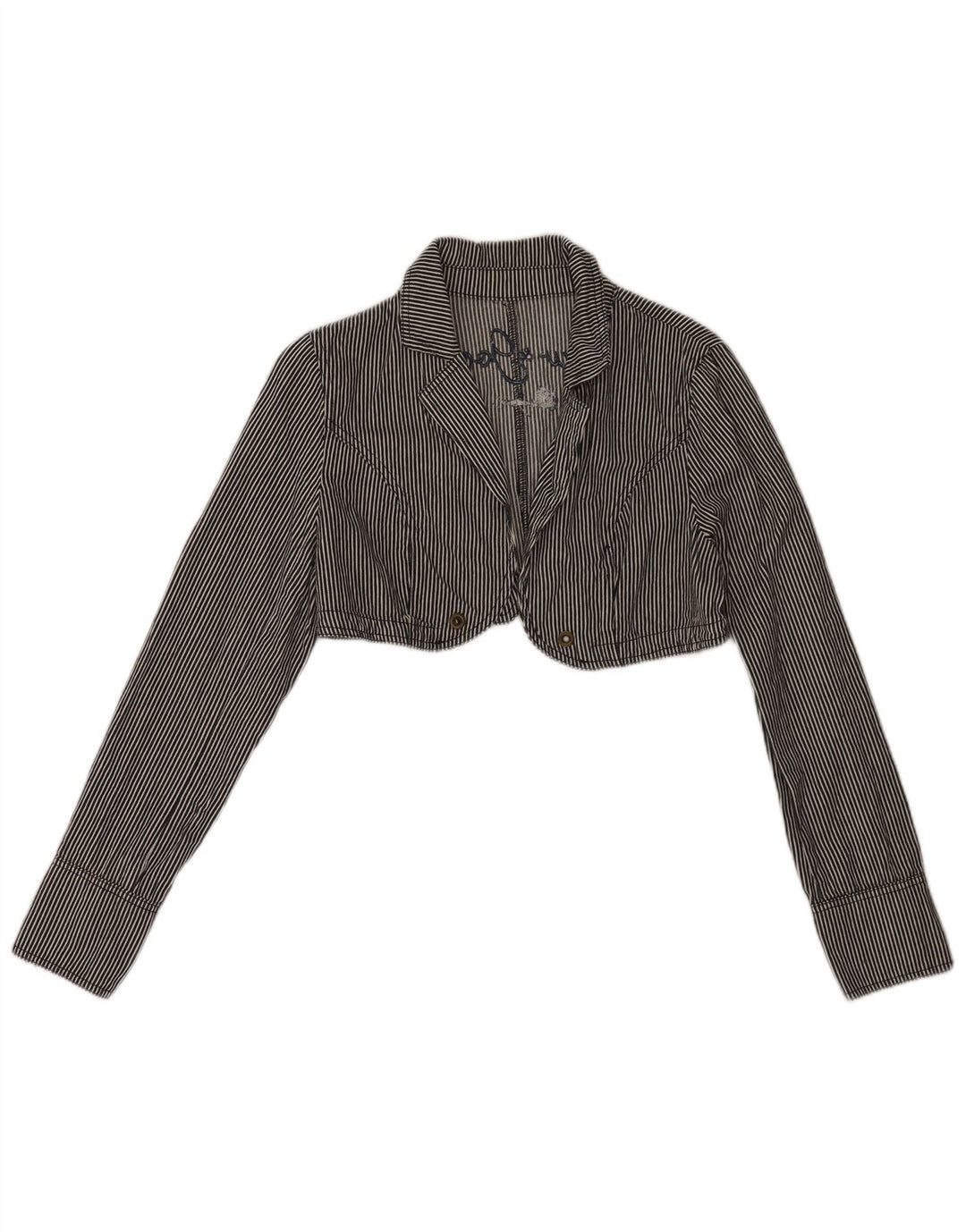 Desigual Womens Open Bolero Jacket UK 12 Mellem marineblå stribet
