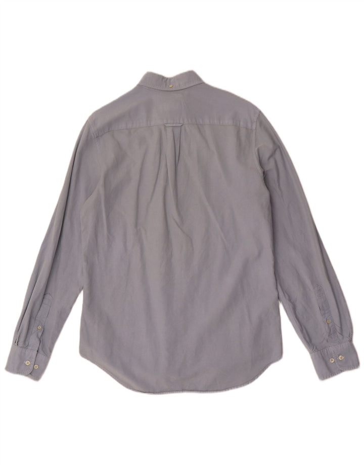 GANT Herre Fitted Shirt Medium Blue Bomuld