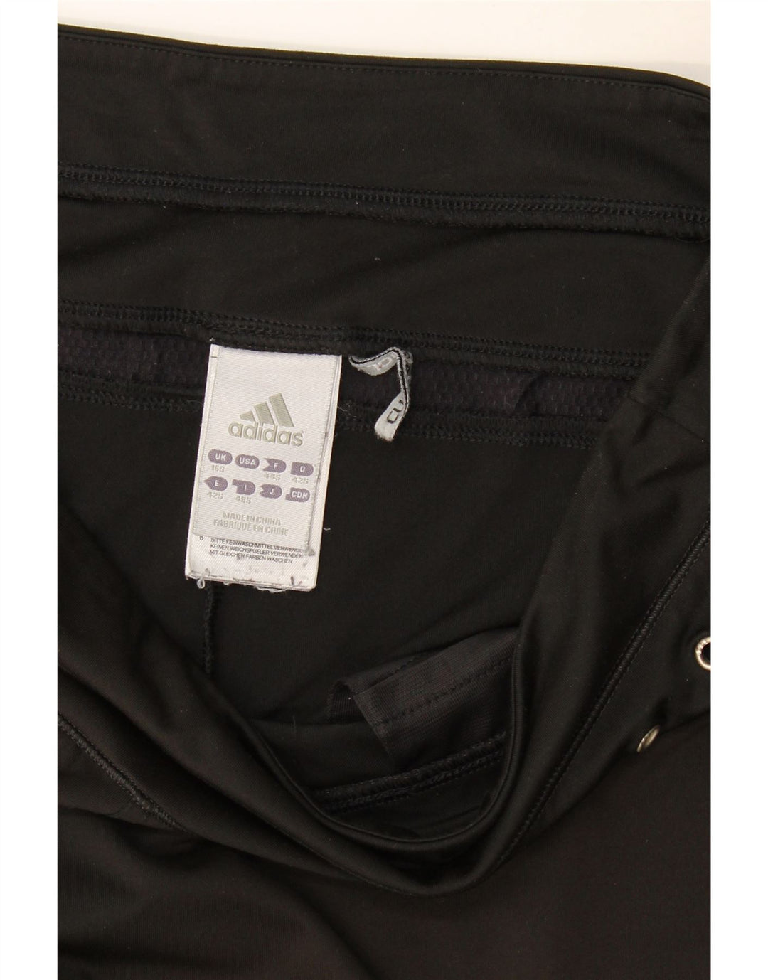 Adidas Dame Climacool Træningsdragt Bukser UK 16 Large Black Polyester