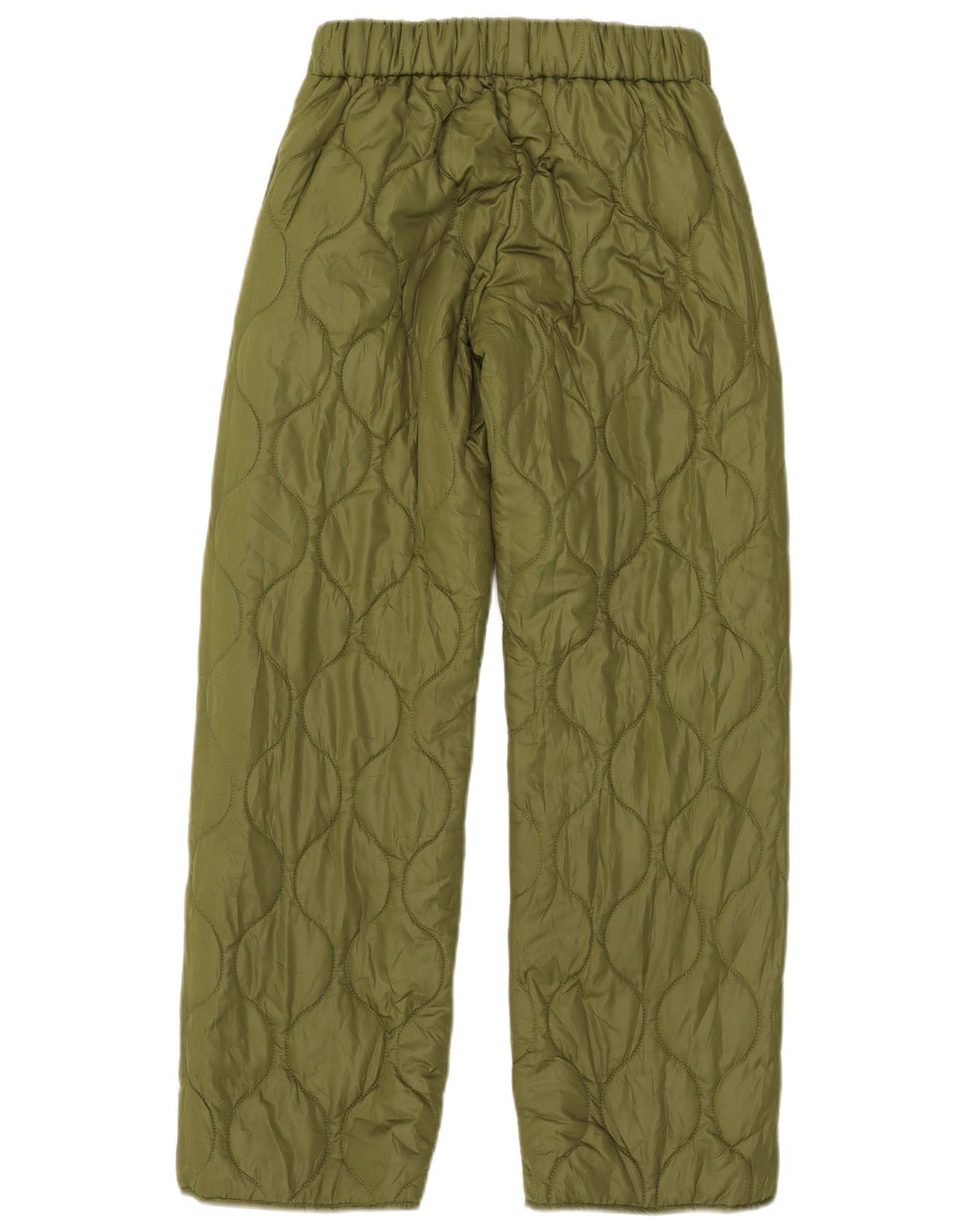 Topshop Quiltede Damebukser XS W25 L30 Grøn Polyester