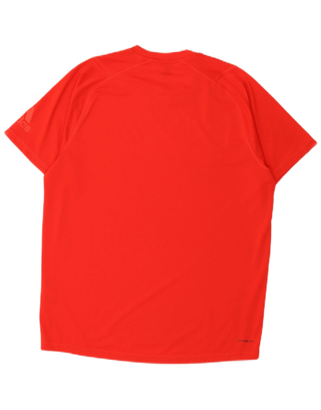 Adidas Herre Aeroready Grafisk T-Shirt Top Stor Rød Polyester