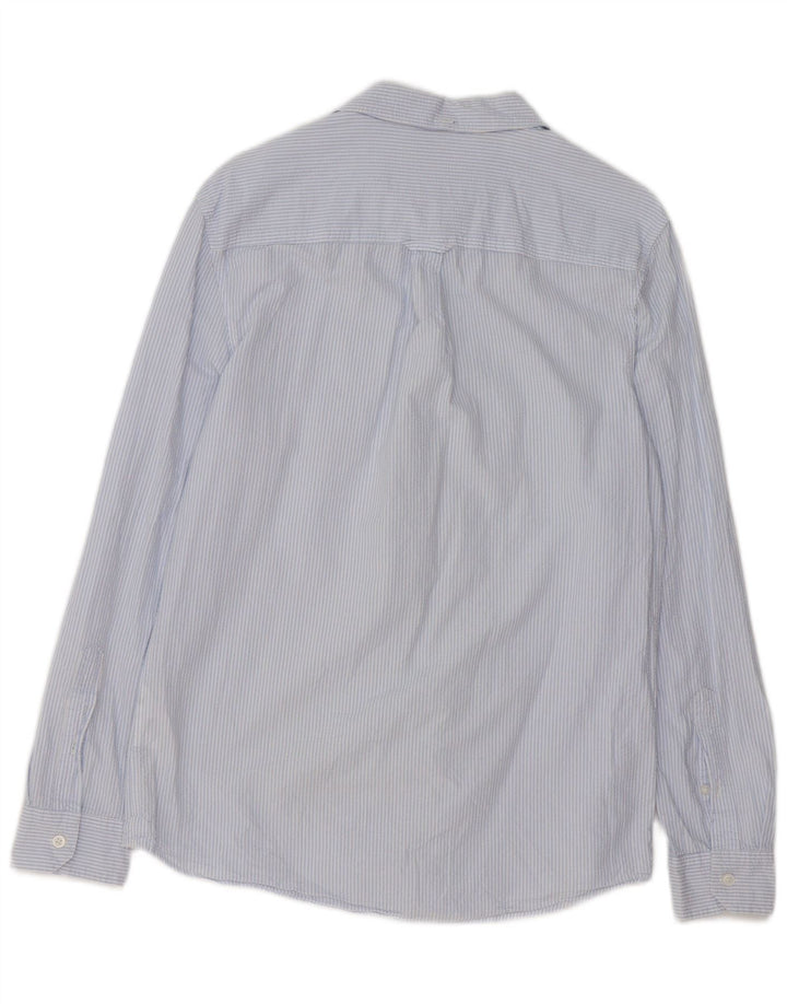 Jack Wills Herre Classic Fit skjorte Medium Blue Pinstripe Cotton