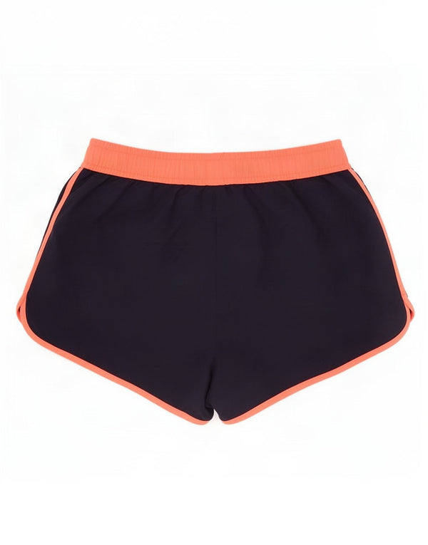 Mountain Warehouse Womens Sports Shorts UK 14 Large Navy Blue Colourblock