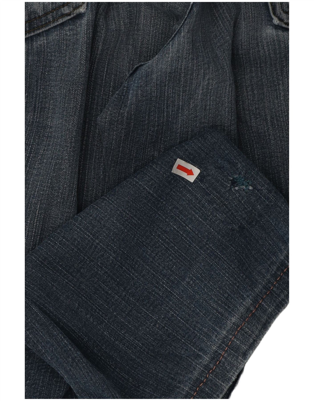 Wrangler Herre Texas Stretch Straight Jeans W32 L34 Blå Bomuld
