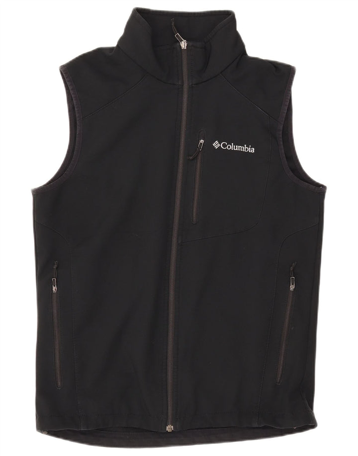 COLUMBIA Herre ærmeløs træningsdragt Topjakke Medium Sort Polyester