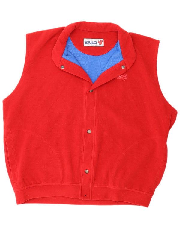 Bailo Herre Fleece Gilet UK 42 XL Rød