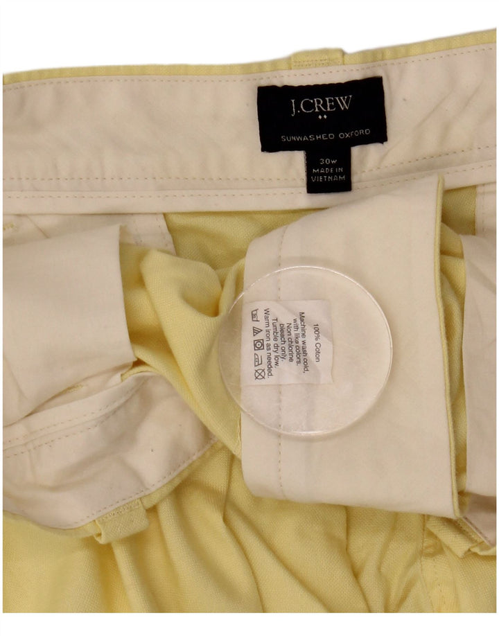 J. CREW Chino Shorts til mænd W30 Medium Gul Bomuld
