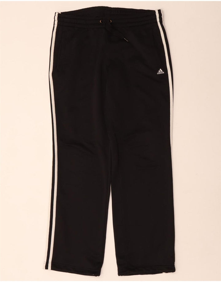 ADIDAS Womens Climalite træningsdragt Bukser UK 8/10 Small Black Polyester