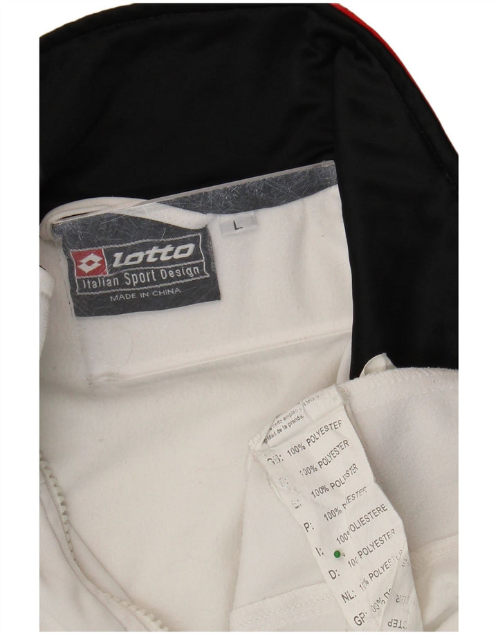 Lotto Herre træningsdragt Topjakke Stor Hvid Colourblock Polyester
