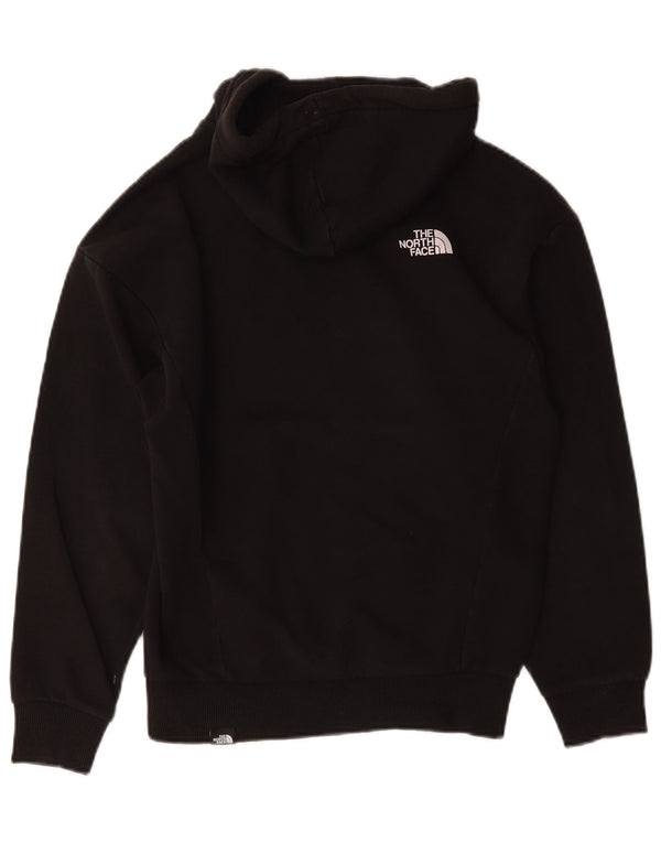 The North Face Graphic Hoodie Jumper UK 10 Small Black Bomuld