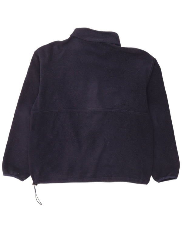 Timberland Mens Polartec Fleece Jacket UK 40 Large Navy Blue Polyester