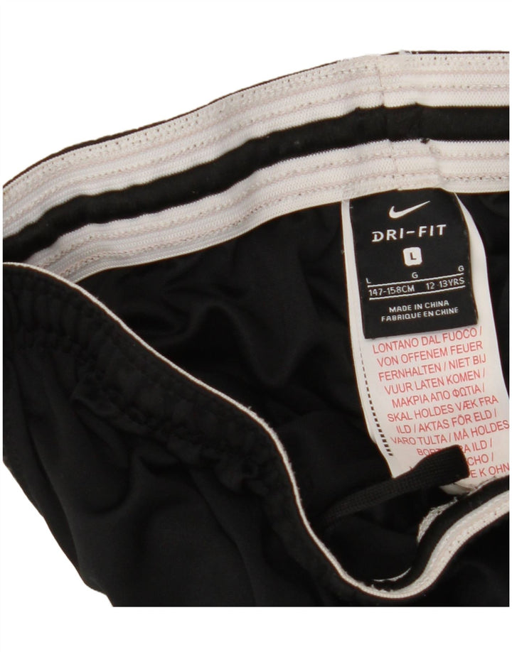 NIKE Dri Fit sportsshorts til drenge 12-13 år Stor sort polyester