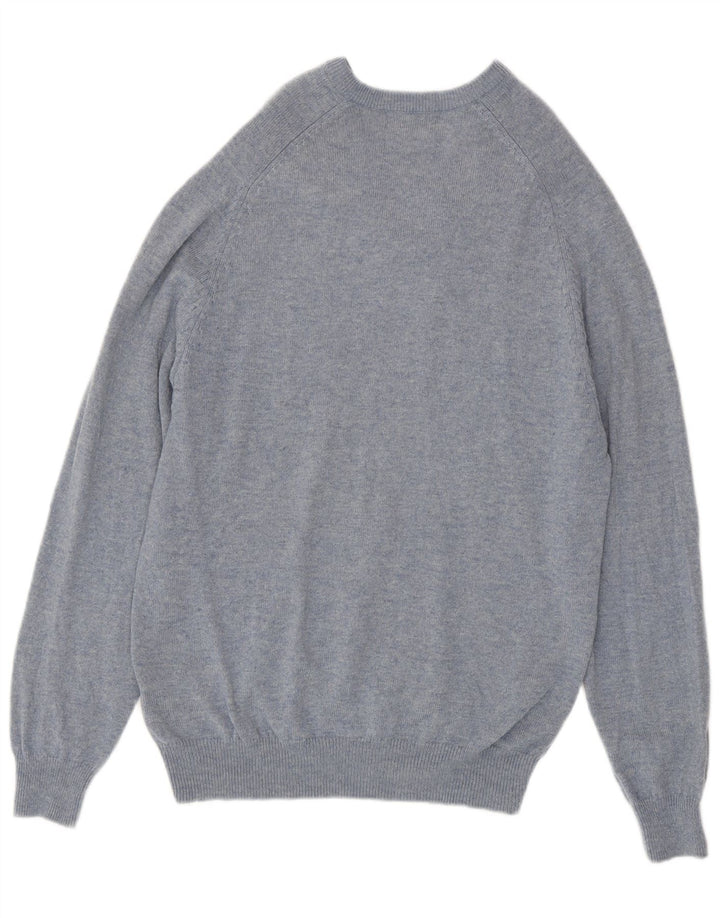 Marks & Spencer Herre Blue Harbor V-hals sweater Medium Blue