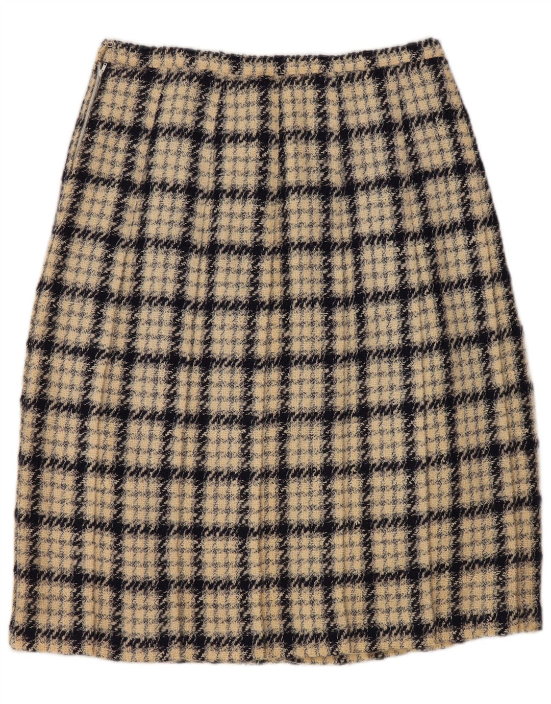 VINTAGE A-line nederdel til kvinder W30 Medium beige ternet