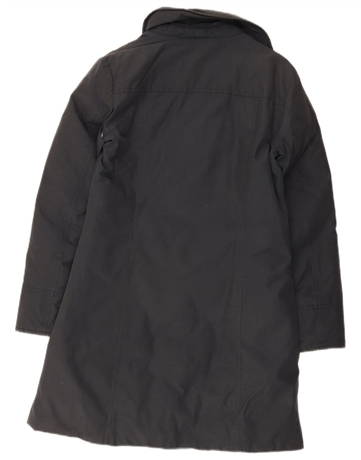 Woolrich Womens Polstret Frakke UK 10 Small Black Bomuld