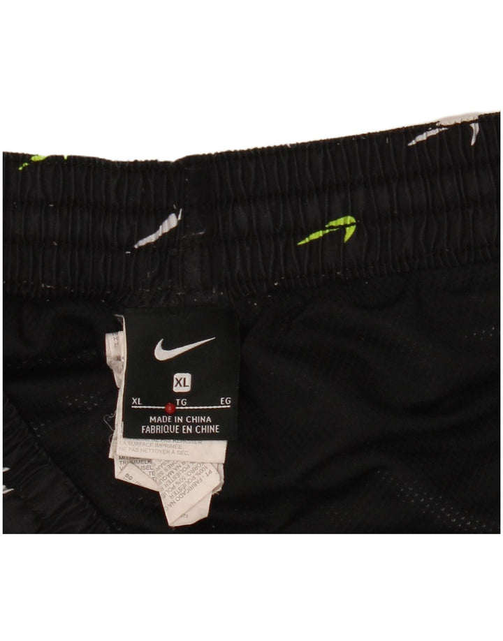Nike Herre grafiske sportsshorts XL sort polyester