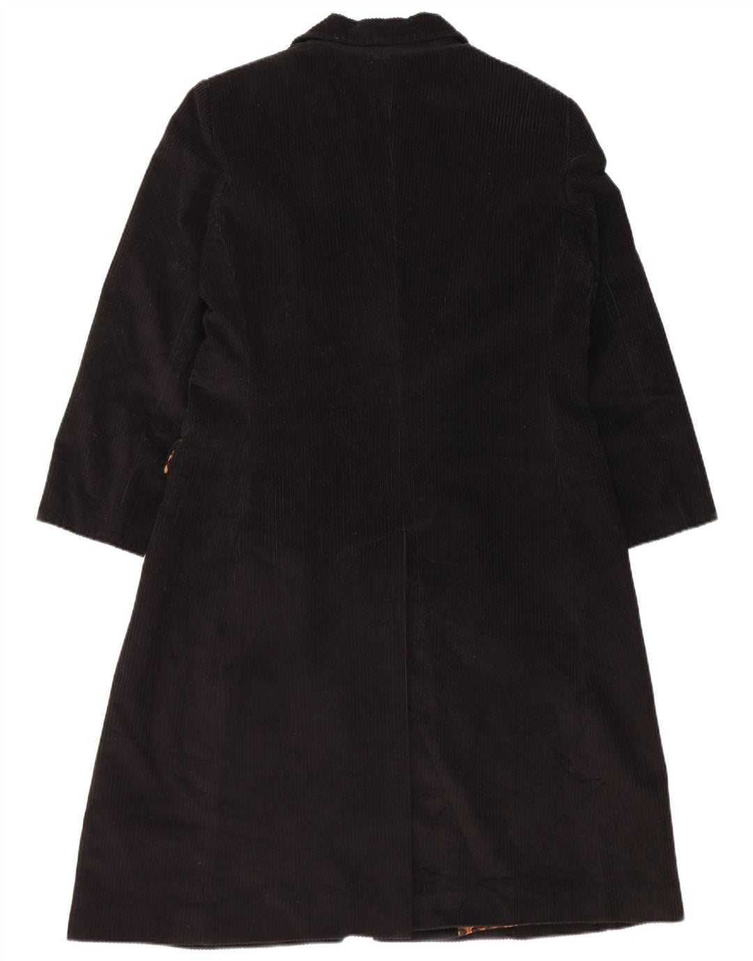 Dolce & Gabbana Damefløjl Frakke IT 44 Medium Sort Bomuld Classic