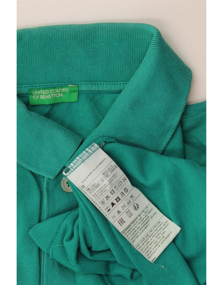 BENETTON Herre poloshirt Medium Grøn Bomuld