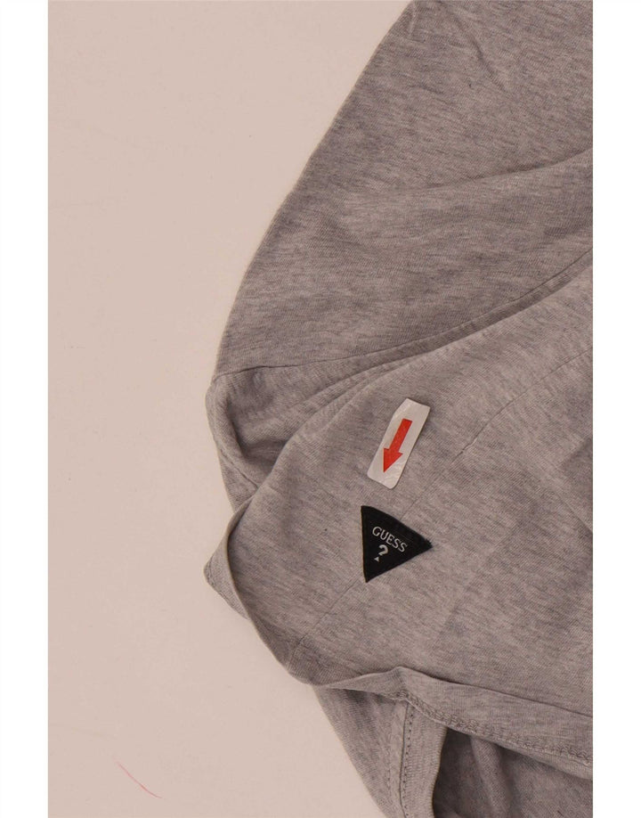 Guess Herre Grafisk T-Shirt Top Lille Grå