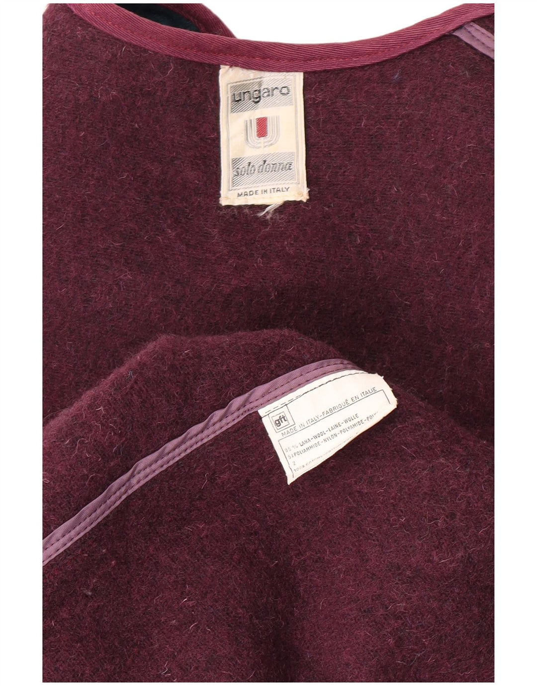 Ungaro Dame Blazer Jacket UK 14 Medium Turkis Uld