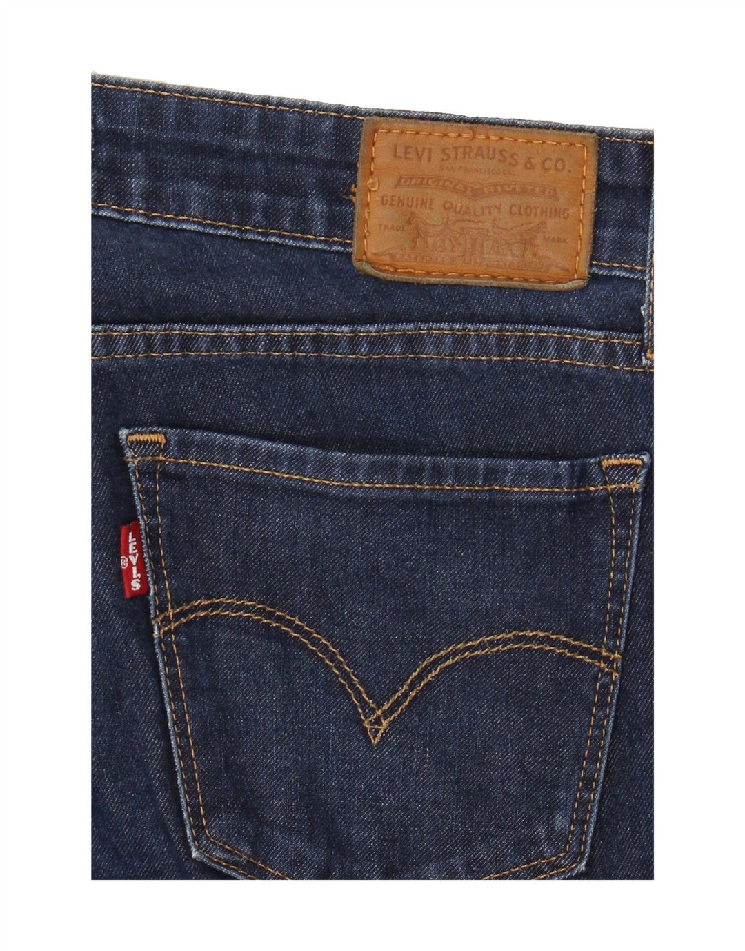 LEVI'S Womens 711 Skinny Jeans W28 L32 Blue Cotton Vintage Levi's and Second-Hand Levi's from Messina Hembry 