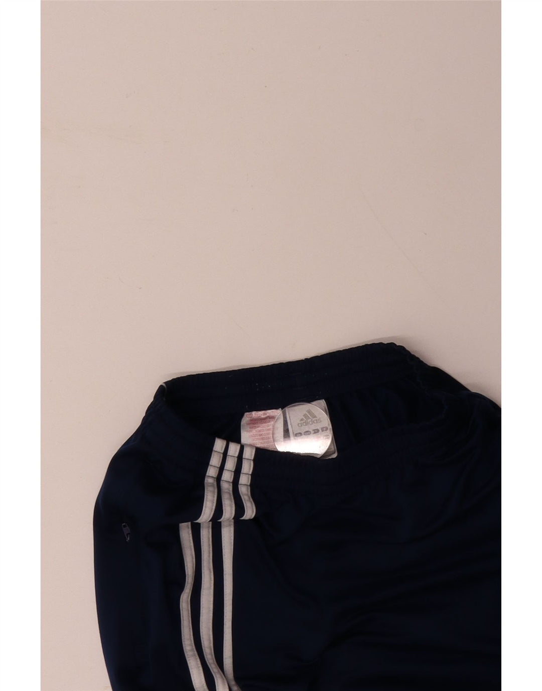 ADIDAS Boys Tracksuit Trousers Joggers 13-14 Years Navy Blue Polyester