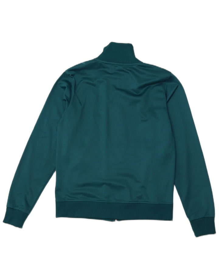 FILA Womens Tracksuit Top Jacket UK 12 Medium  Green Polyester