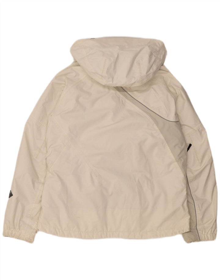 COLUMBIA Dame Titanium Windbreaker Jacket UK 16 Large White Colourblock