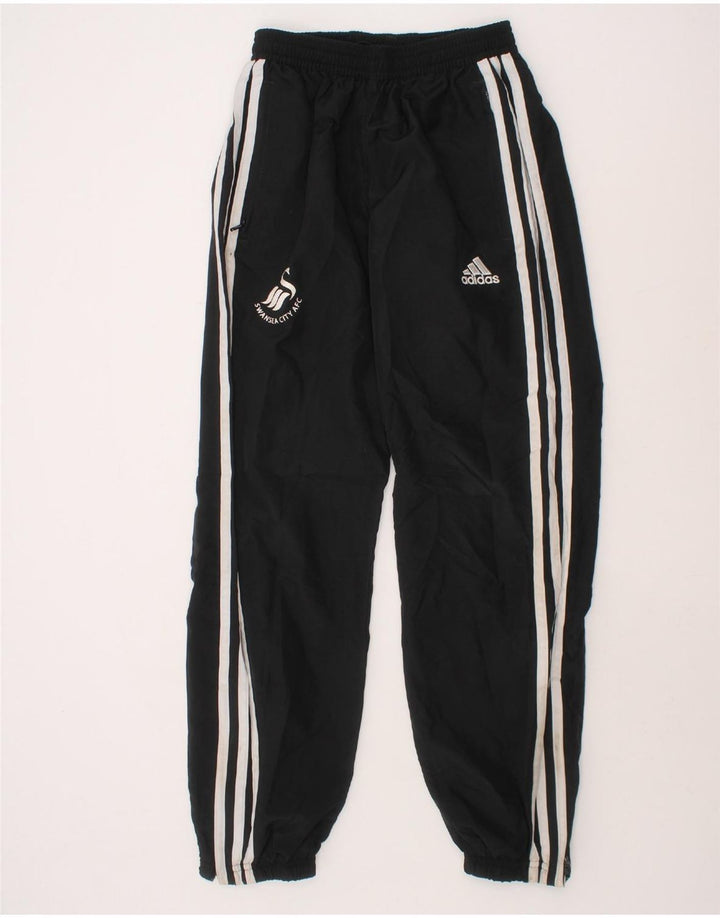 ADIDAS Boys Tracksuit Trousers Joggers 9-10 Years  Black Polyester Vintage Adidas and Second-Hand Adidas from Messina Hembry 