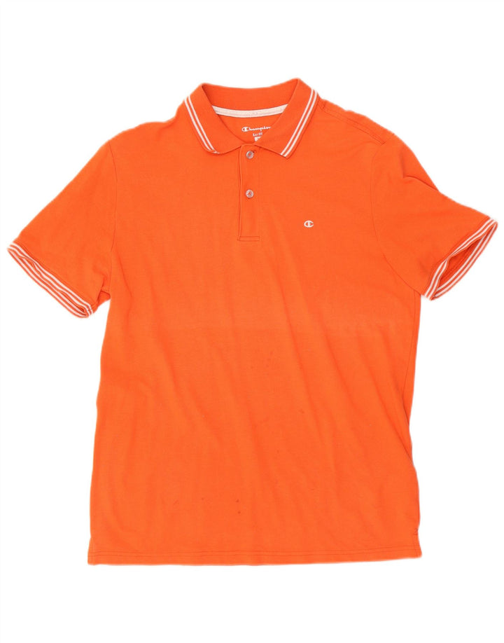 Champion Herre Easy Fit Polo Shirt Large Orange