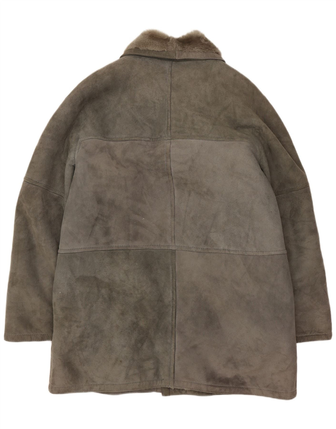 Vintage Herre Shearling Jacket EU 50 Large Grey Shearling