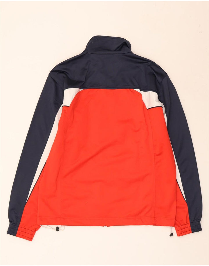 DIADORA Træningsdragt til mænd Topjakke Medium Rød Colourblock Polyester