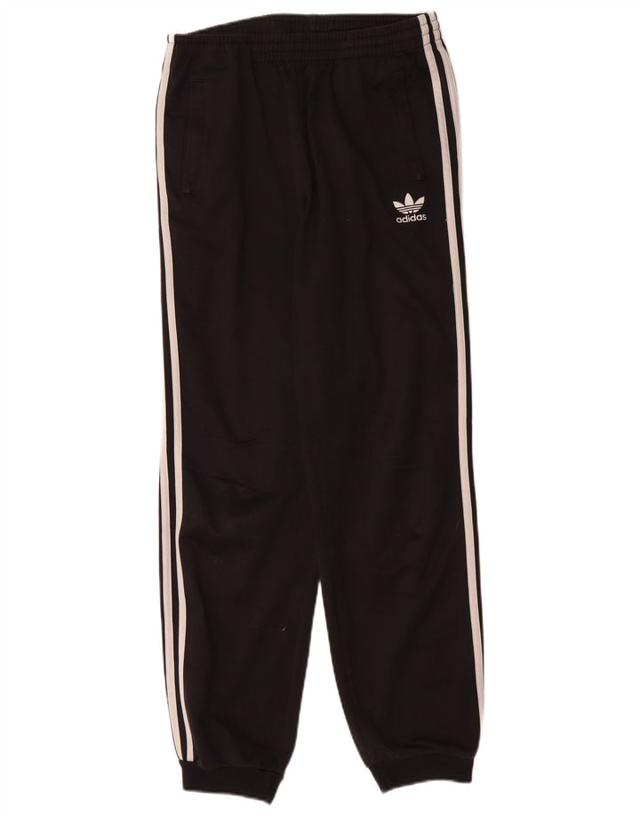 Adidas Drenge Træningsdragt Bukser Joggers 14-15 År Sort Polyester