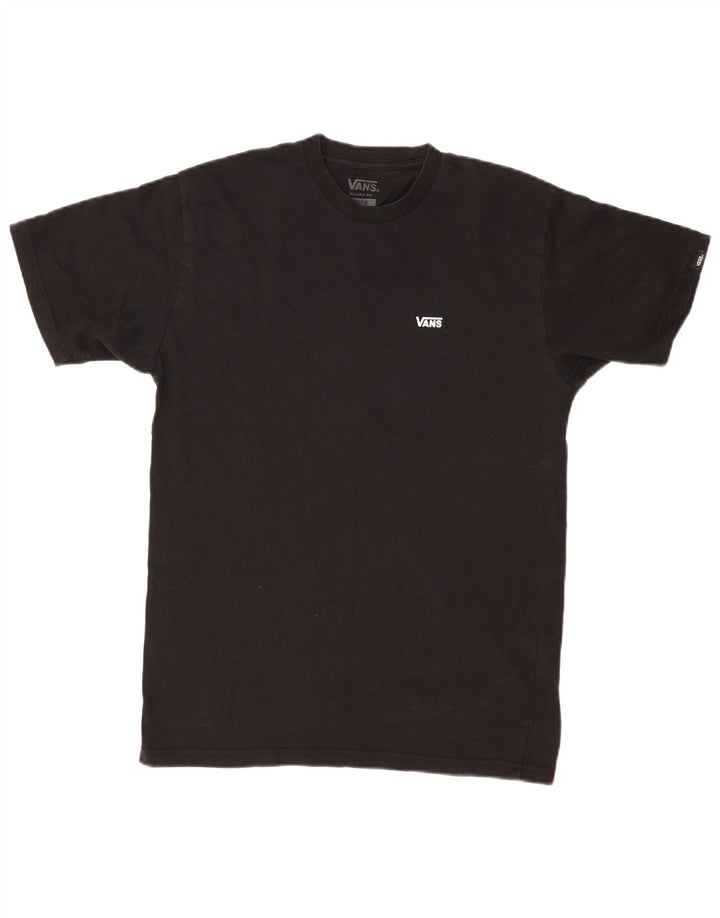Vans Herre Classic Fit T-Shirt Top Medium Sort Bomuld